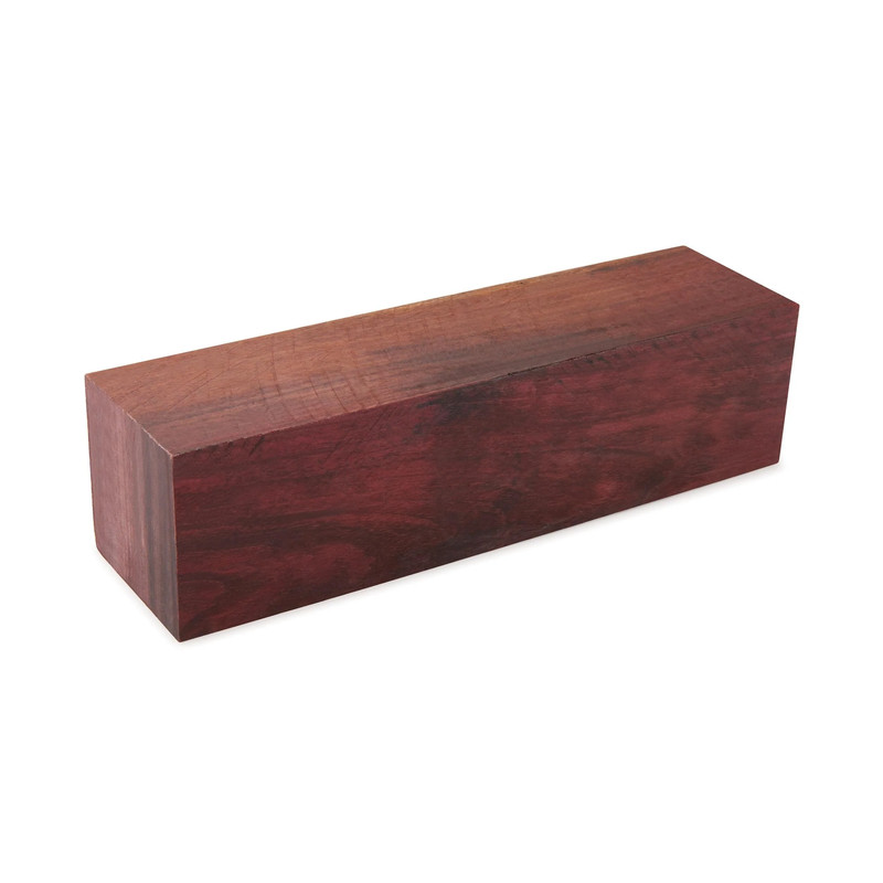 Purpleheart Wood Turning Stock - Thickness:3" - Width:3" - Length:12"
